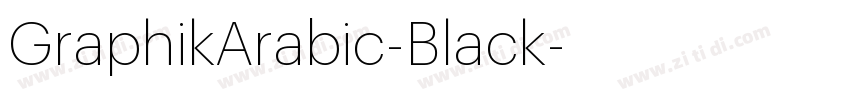 GraphikArabic-Black字体转换