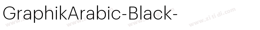 GraphikArabic-Black字体转换