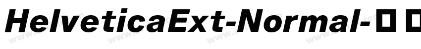 HelveticaExt-Normal字体转换