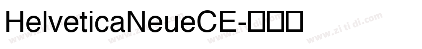 HelveticaNeueCE字体转换