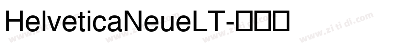 HelveticaNeueLT字体转换