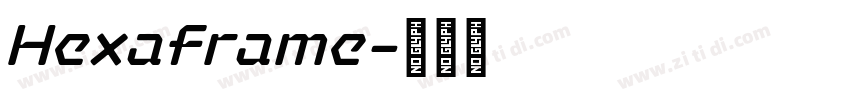 Hexaframe字体转换