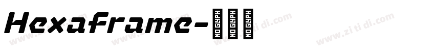 Hexaframe字体转换