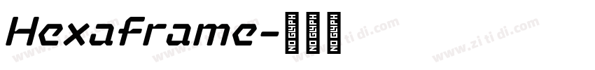 Hexaframe字体转换