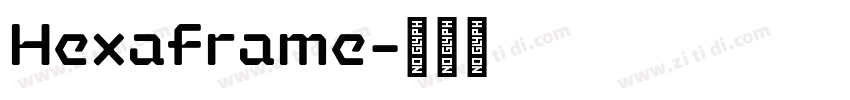 Hexaframe字体转换