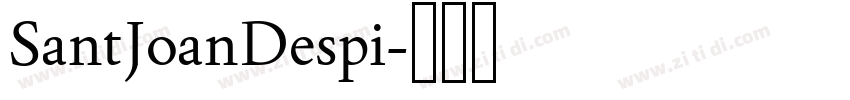 SantJoanDespi字体转换