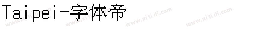 Taipei字体转换