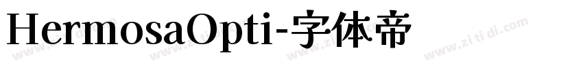 HermosaOpti字体转换