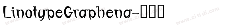 LinotypeGraphena字体转换