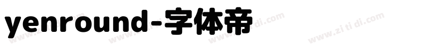 yenround字体转换