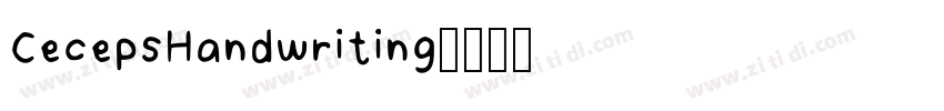 CecepsHandwriting字体转换