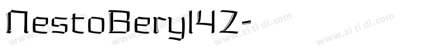 NestoBeryl42字体转换