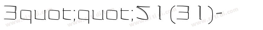 3quot;quot;51(31)字体转换