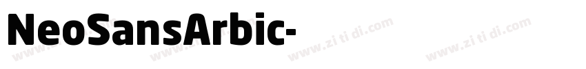 NeoSansArbic字体转换