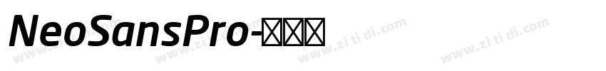 NeoSansPro字体转换