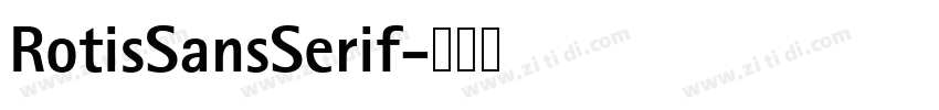 RotisSansSerif字体转换