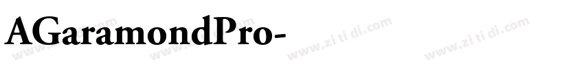 AGaramondPro字体转换