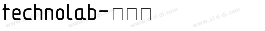 technolab字体转换