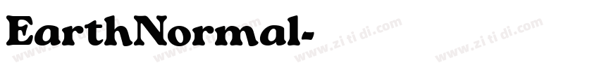 EarthNormal字体转换