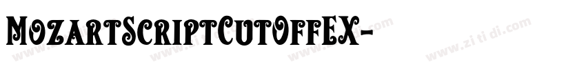 MozartScriptCutOffEX字体转换