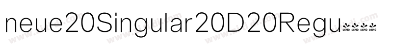 neue20Singular20D20Regu字体转换