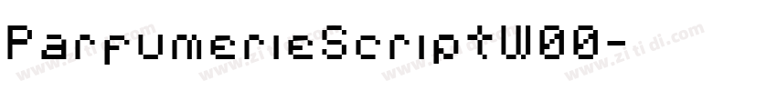 ParfumerieScriptW00字体转换