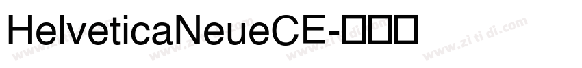 HelveticaNeueCE字体转换