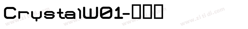 CrystalW01字体转换