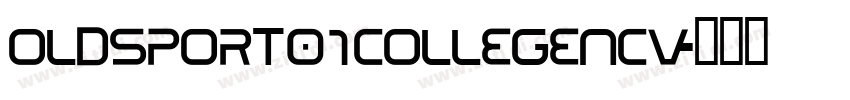 OLDSPORT01COLLEGENCV字体转换