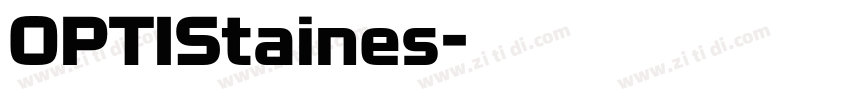 OPTIStaines字体转换