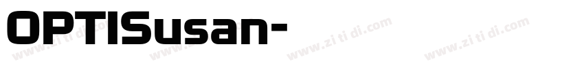 OPTISusan字体转换