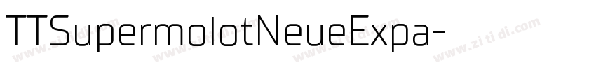TTSupermolotNeueExpa字体转换