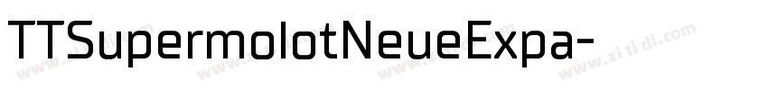 TTSupermolotNeueExpa字体转换