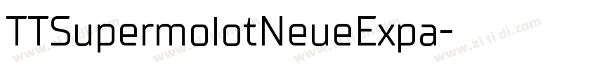 TTSupermolotNeueExpa字体转换