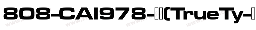 808-CAI978-常规(TrueTy字体转换