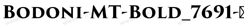 Bodoni-MT-Bold_7691字体转换