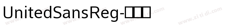 UnitedSansReg字体转换