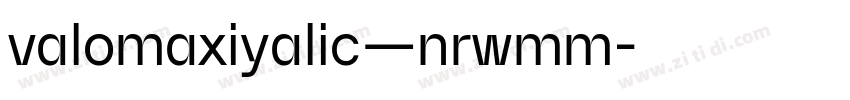 valomaxiyalic—nrwmm字体转换