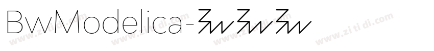 BwModelica字体转换