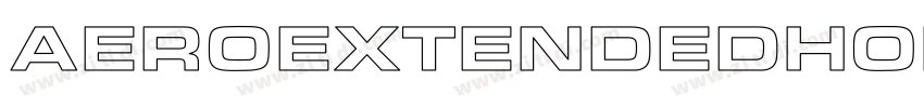 AEROEXTENDEDHOLLOW字体转换