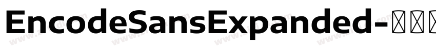 EncodeSansExpanded字体转换