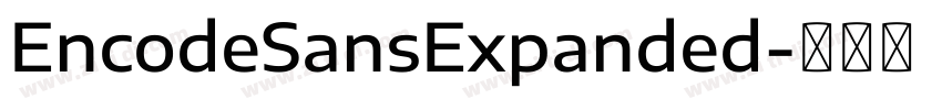 EncodeSansExpanded字体转换