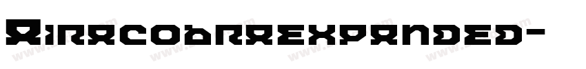 Airacobraexpanded字体转换
