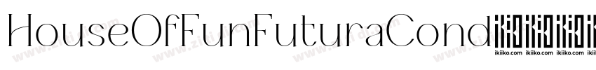 HouseOfFunFuturaCond字体转换