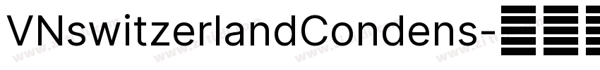 VNswitzerlandCondens字体转换