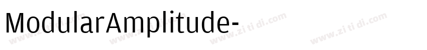 ModularAmplitude字体转换