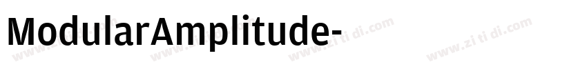 ModularAmplitude字体转换