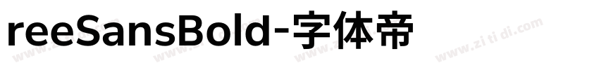 reeSansBold字体转换