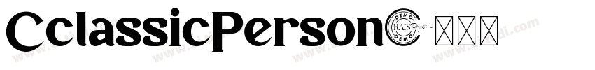 CclassicPerson字体转换