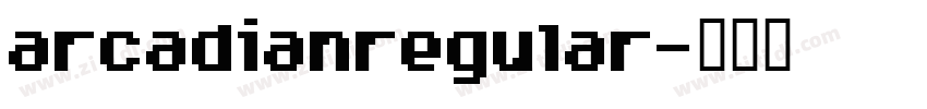 arcadianregular字体转换